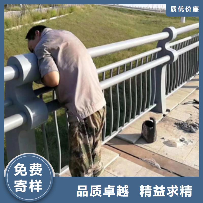 河道景观护栏-q235钢板焊接立柱耐腐耐磨