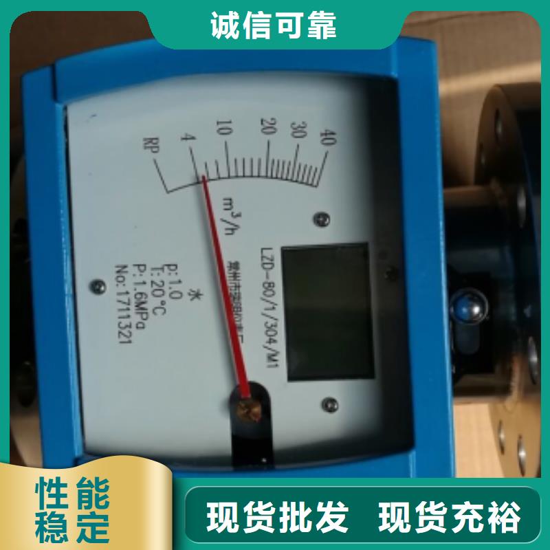 南郑LZD-65天然气金属管浮子流量计读数