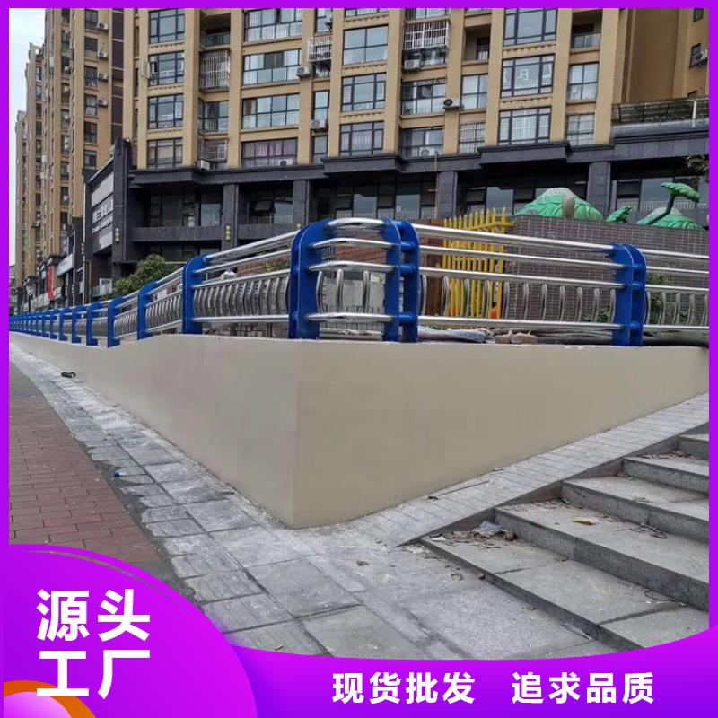 广东斗门304不锈钢桥梁景观护栏效果图