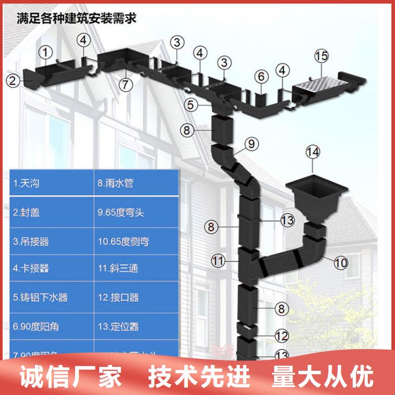 福建【宁德】咨询市彩铝落水管免费测量-2023今日价格