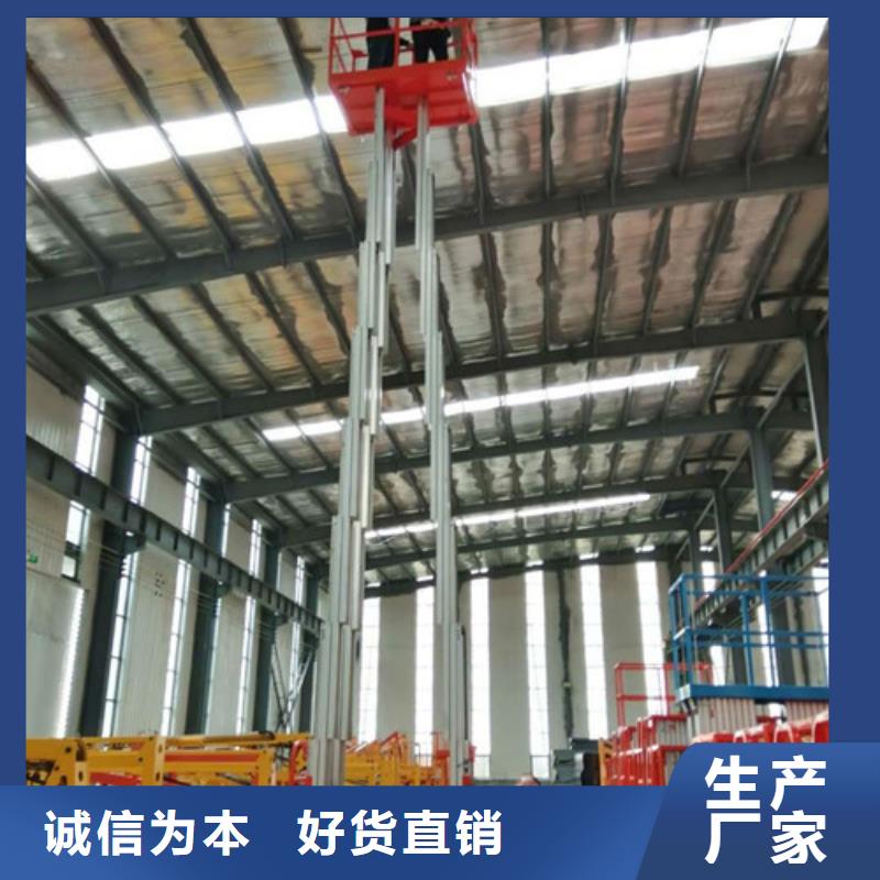 铝合金升降平台16米升降机双柱铝合金升降平台供货厂家