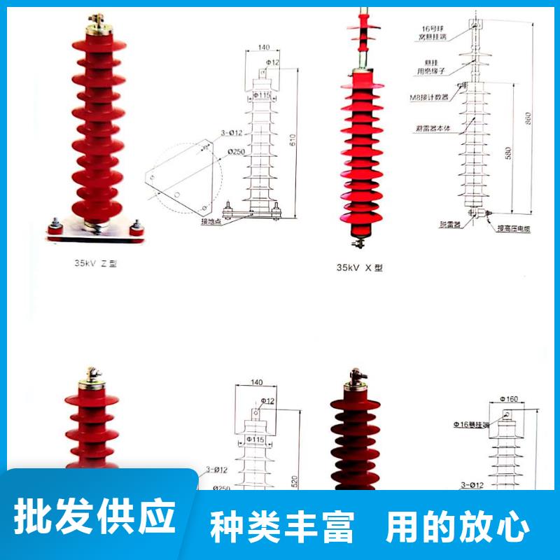 高压户外复合绝缘一体避雷器