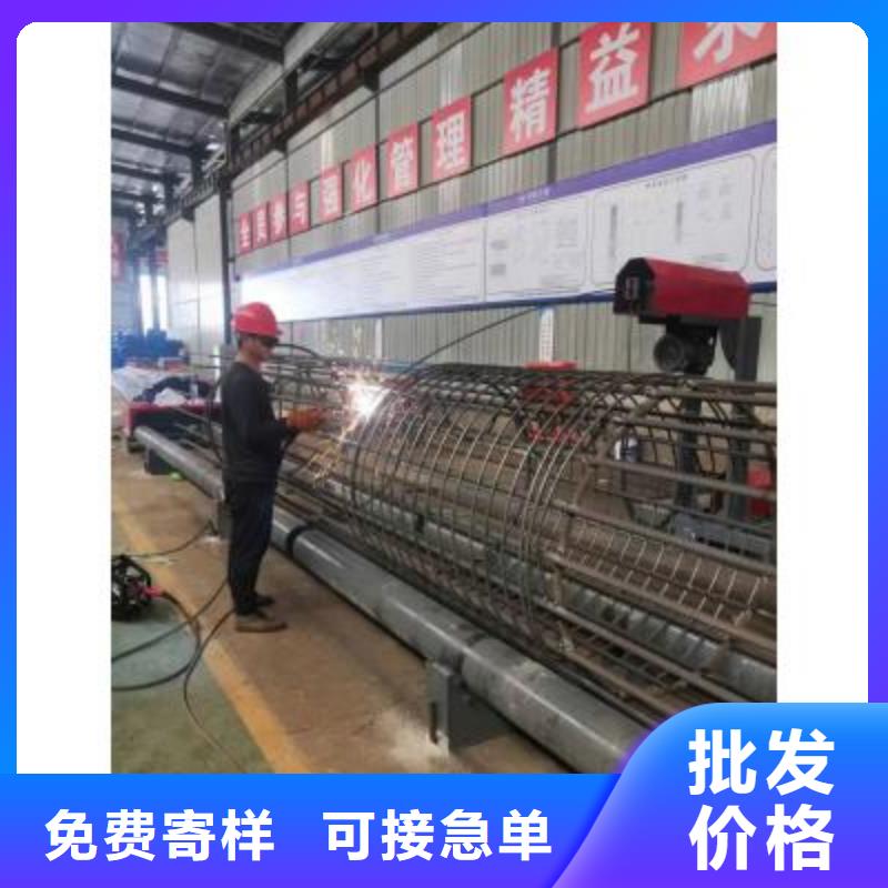 钢筋笼滚焊机来厂考察-河南建贸有限公司