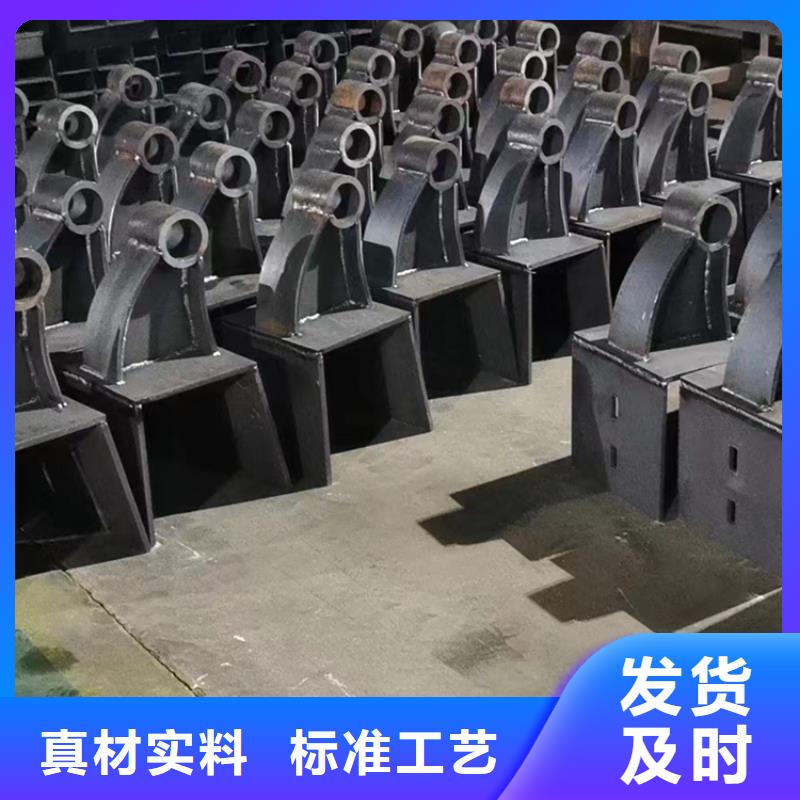 椭圆管喷塑防撞护栏按图纸要求定制