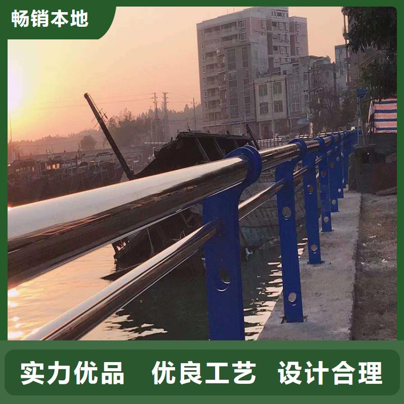 城市桥梁护栏焊接喷塑灯光景观护栏