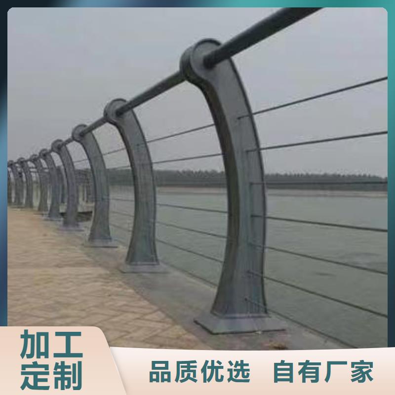 专注质量鑫方达椭圆管扶手河道护栏栏杆河道安全隔离栏来图加工定制