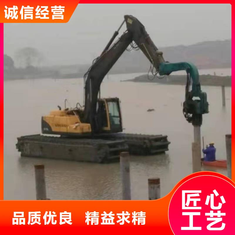 安庆周边水上船挖机出租租赁品牌厂家