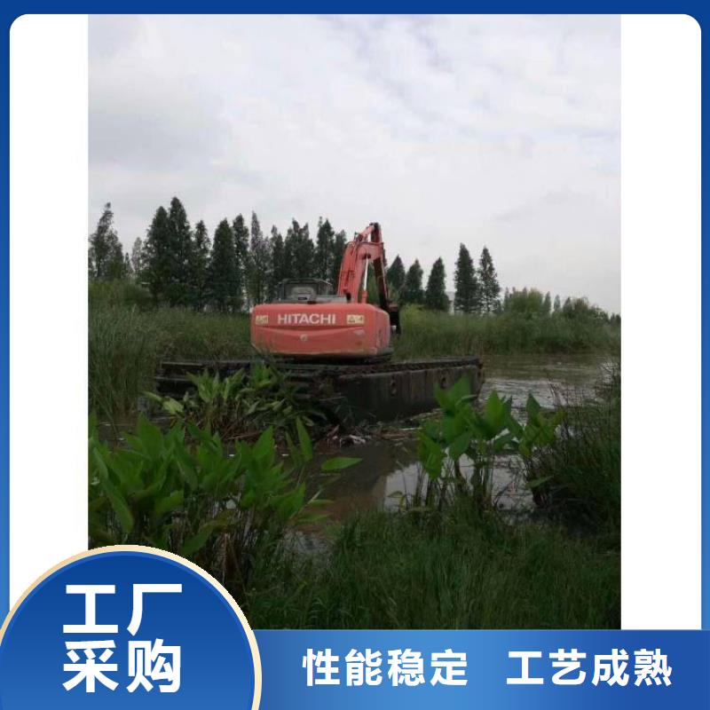 湘潭周边水上钩机出租质量合格
