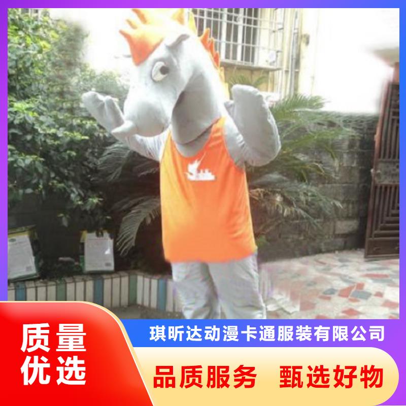 河北石家庄卡通人偶服装制作厂家/商场毛绒娃娃透气好