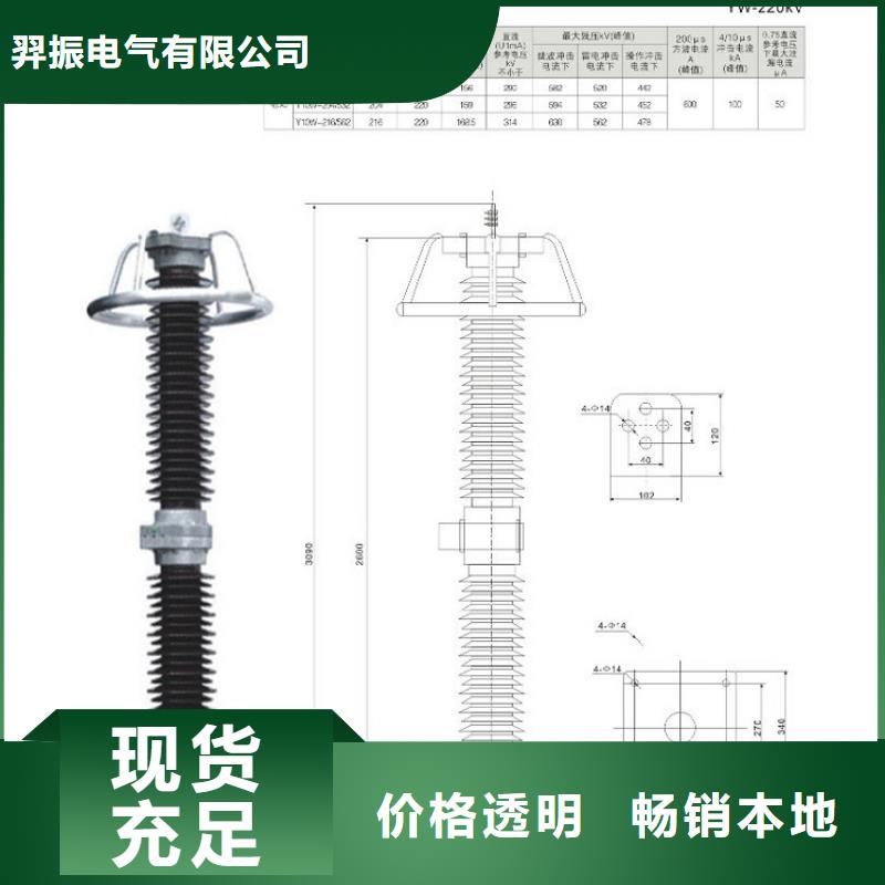 避雷器Y10W1-96/250氧化锌避雷器金属氧化物避雷器厂家