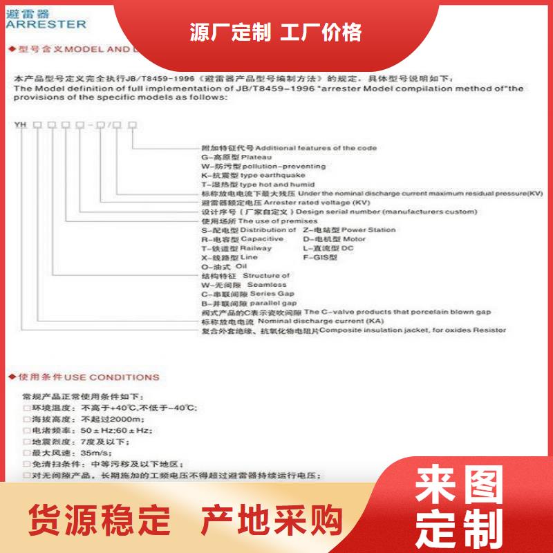 避雷器Y5W1-100/260W【羿振电气】