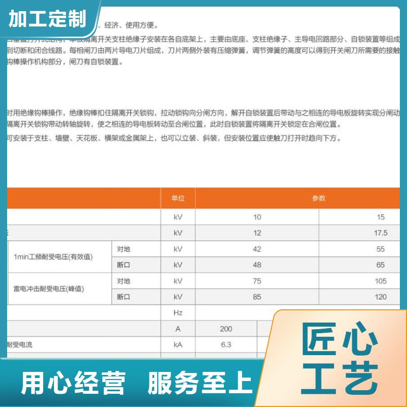 【户外高压隔离开关】GW9-12G/1000A