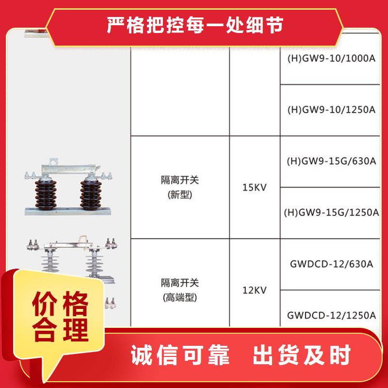 单极隔离开关HGW9-15W/400A本地厂家