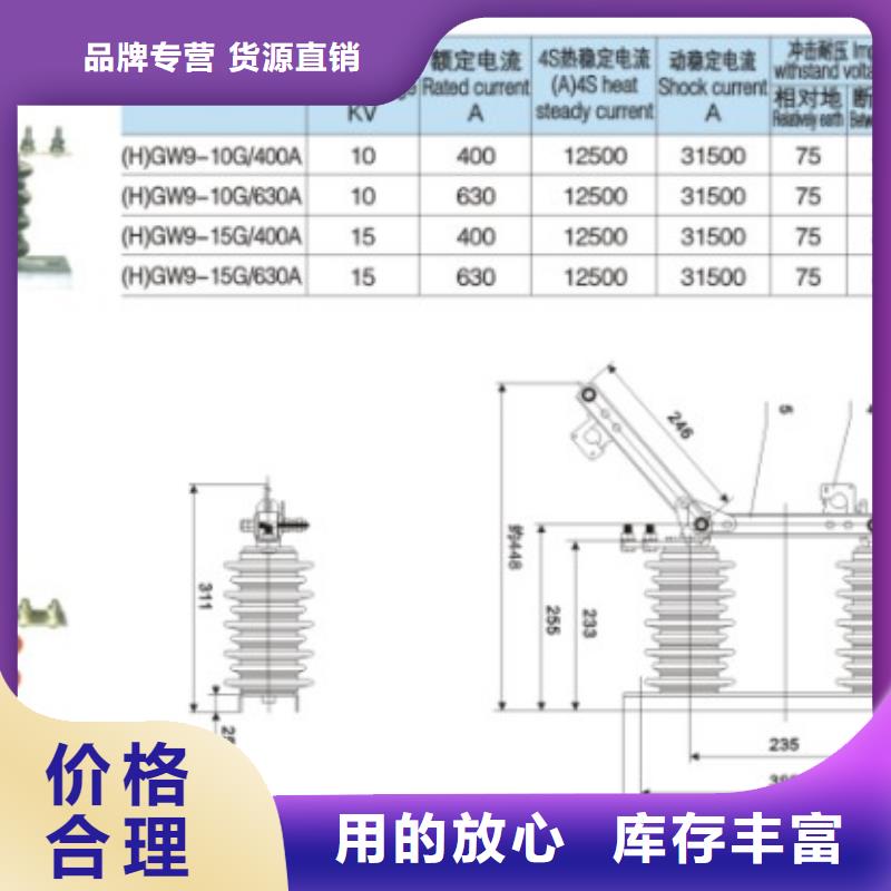 【羿振电气】高压隔离开关HGW9-24KV/200A