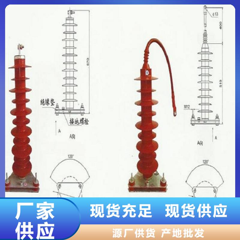 柳市厂家供应金属氧化物避雷器YH10W1-216/562W】