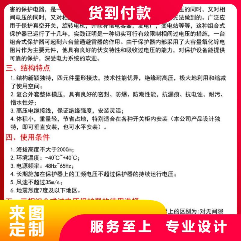 羿振电气牌：TBP-A-12.7/280W2-过电压保护器避雷器生产厂家