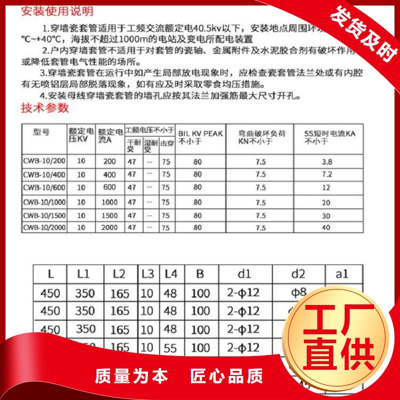 穿墙套管CWLB-10KV/3150A.