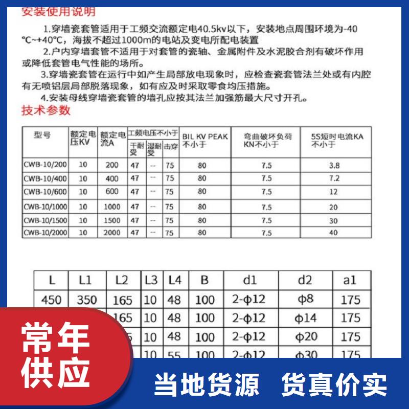 〖高压穿墙套管〗CWB-35/400现货齐全