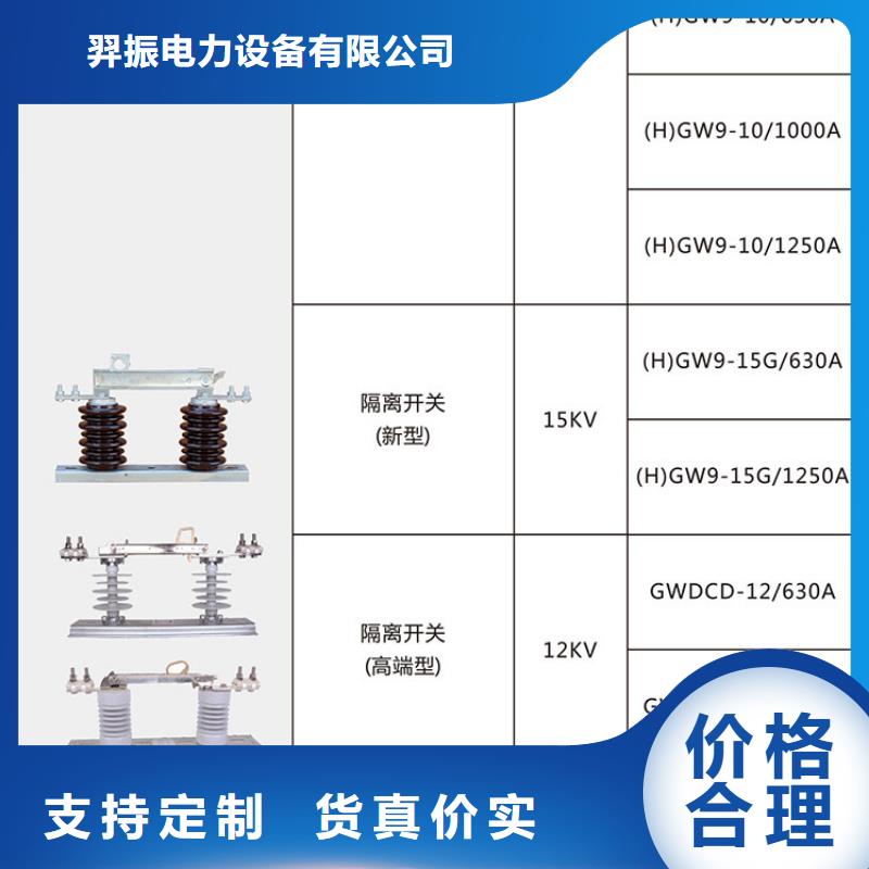 GW9-10KV/630高压隔离开关