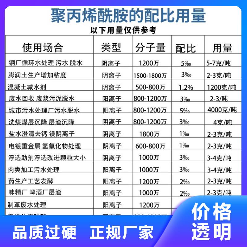 可靠的非离子聚丙烯酰胺生产厂家