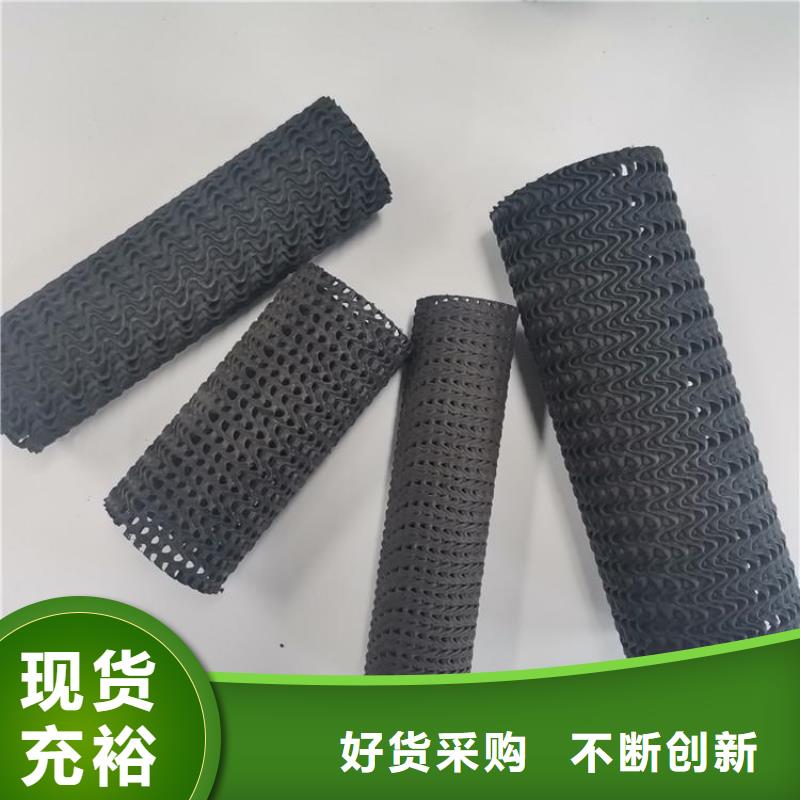 塑料曲纹网状硬式透水管_鼎诺土工材料有限公司