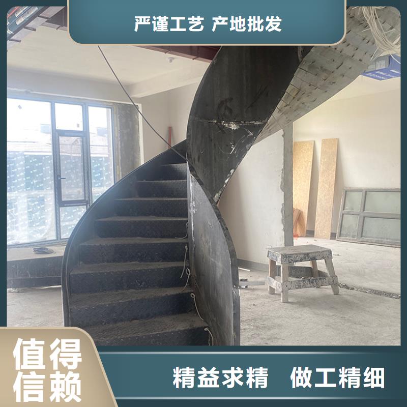 宁波售楼处大型金属楼梯安装施工简单