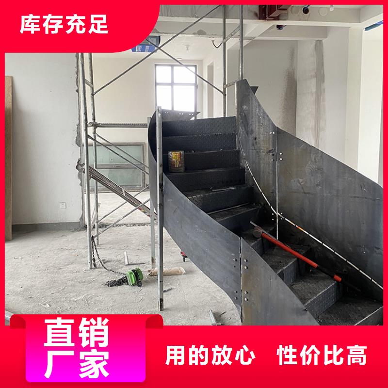 附近(宇通)不锈钢旋转楼梯 制作工艺展示