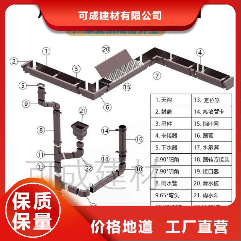 铝合金下水管多少一米规格