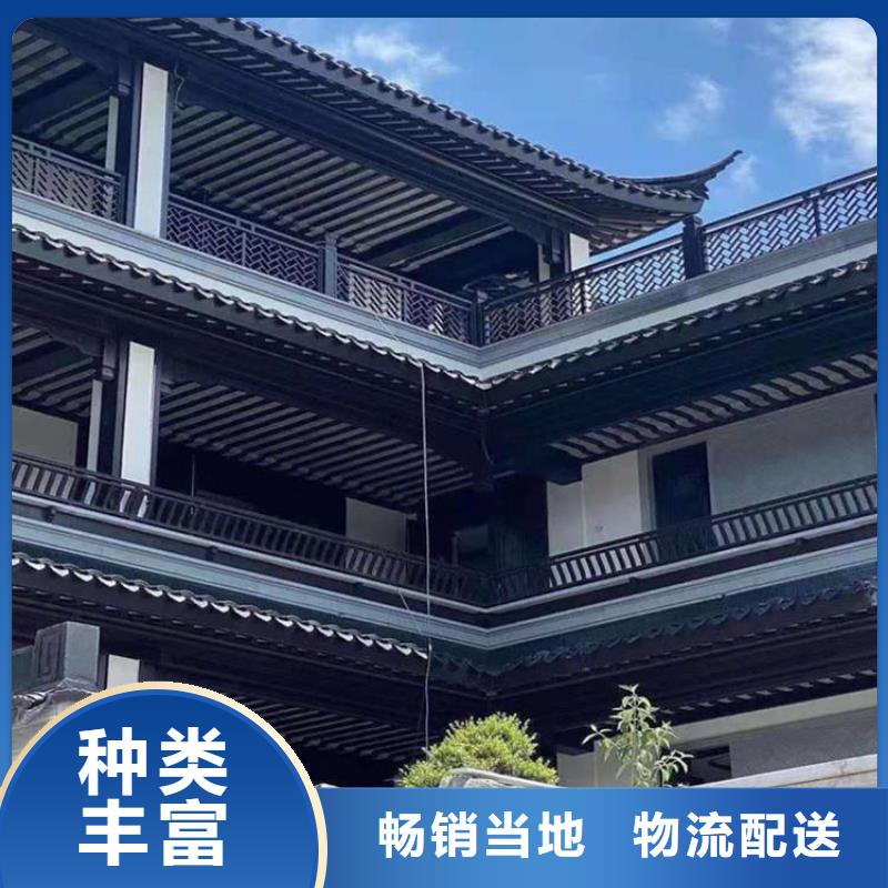 【铝代木古建中式复古六角亭质检严格】