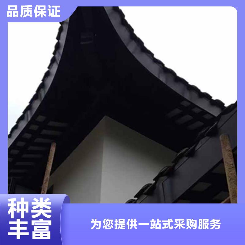 古建亭廊_铝代木徽派仿古构件设备齐全支持定制