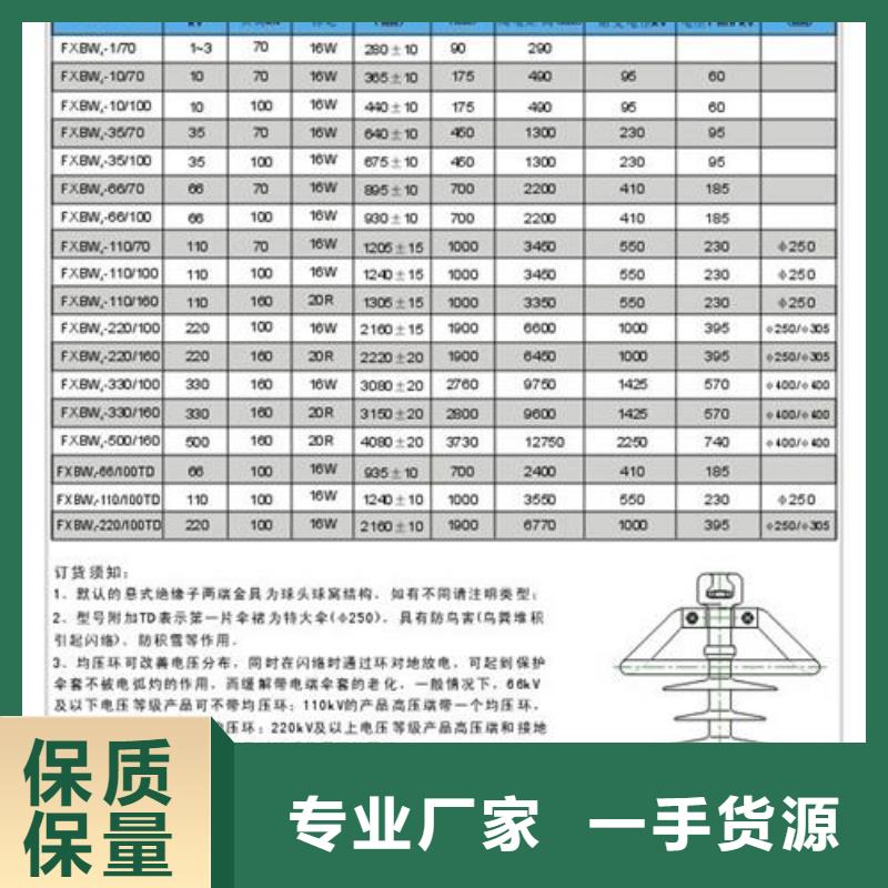 【樊高】FXBW3-220/180棒型绝缘子-樊高电气有限公司销售部