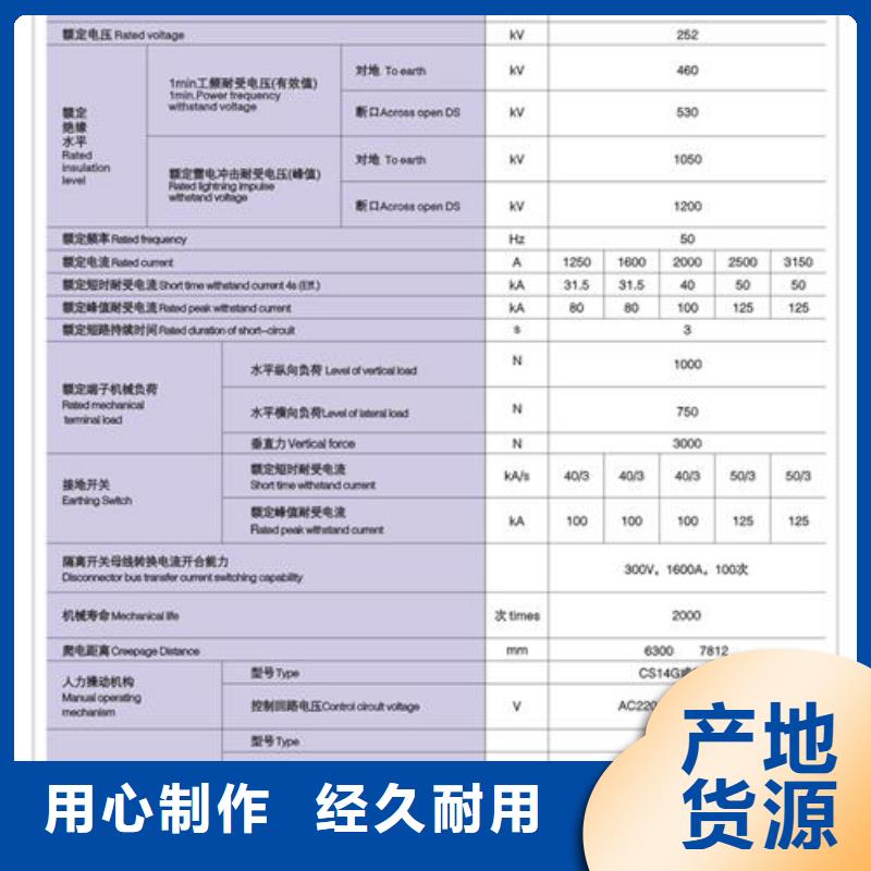 HRWK2-0.5/400低压隔离刀闸